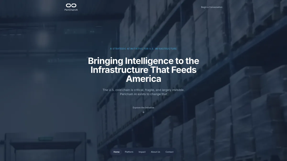 PeriChain AI website